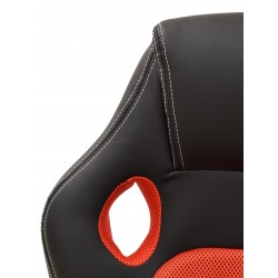 Silla GIN, cromada, polipropileno rojo (Pack de 6 unidades)