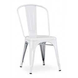 Silla TOL, acero, blanca (Pack de 4 unidades)