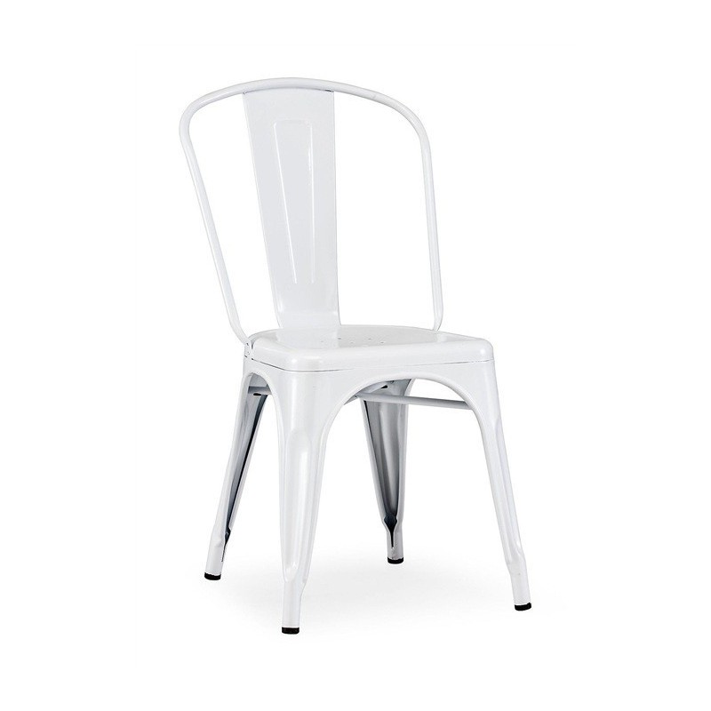 Silla TOL, acero, blanca (Pack de 4 unidades)