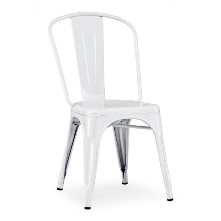 Silla TOL, acero, blanca (Pack de 4 unidades)