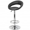 Sillón de oficina DUKE (H), alto, gas, basculante, similpiel negra