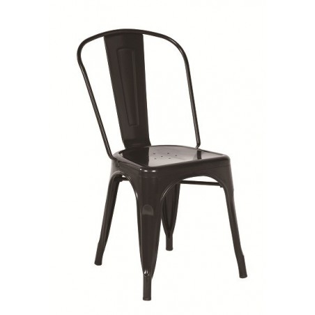 Sillón CHESTER, similpiel negra