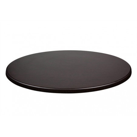 Tablero de mesa Werzalit-Sm, WENGUÉ 103, 70 cms de diámetro*. (Pack de 2 unidades)