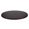 Tablero de mesa Werzalit-Sm, WENGUÉ 103, 70 cms de diámetro*. (Pack de 2 unidades)