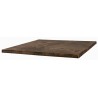 Tablero de mesa Werzalit SM, MARRÓN OXIDO 223, 60 x 60 cms* (Pack de 2 unidades)