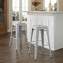 Sillón TOL MAR, acero, blanco (Pack de 4 unidades)