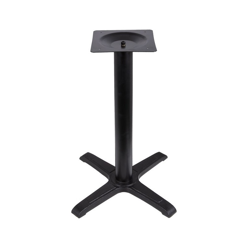 Base de mesa CARIBE, negra, base de 56 x 56 cms, altura 72 cms (Pack de 2 unidades)