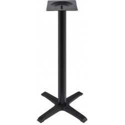 Base de mesa CARIBE, alta, negra, base de 56 x 56 cms, altura 110 cms (Pack de 2 unidades)