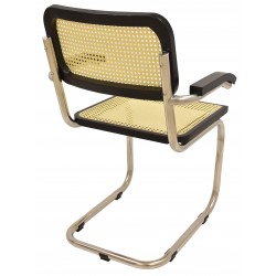 Sillón de oficina FISS NEW, blanco, gas, basculante, malla y tejido celeste