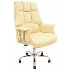 Taburete RONDA, cromado, abs amarillo (Pack de 2 unidades)