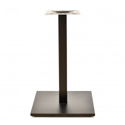 Base de mesa BEVERLY, tubo cuadrado, negra, base de 45 x 45 cms, altura 72 cms (Pack de 2 unidades)