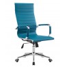 Sillón HONORIO, metal, tapizado velvet 62 turquesa dark (Pack de 2 unidades)