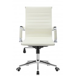 Silla CHOPIN, apilable,  polipropileno blanco (Pack de 4 unidades)