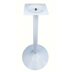 Base de mesa CRISS, alta, blanca, base de 45 cms de diámetro, altura 110 cms (Pack de 2 unidades)