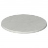 Tablero de mesa Werzalit-Sm, MARMOR BIANCO, 70 cms de diámetro*. (Pack de 2 unidades)