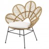 Sillón de oficina CLAYTON, blanco, malla gris, tejido rojo