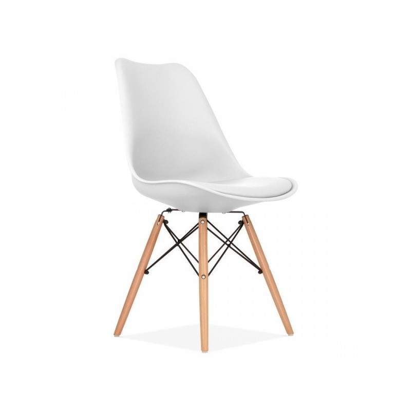 Sillón TOWER, madera, policarbonato transparente (Pack de 5 unidades)