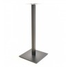 Base de mesa BEVERLY, alta, tubo cuadrado, negra, base de 45 x 45 cms, altura 110 cms (Pack de 2 unidades)