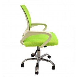 Silla UNCIBAY, metal, polipropileno blanco (Pack de 4 unidades)
