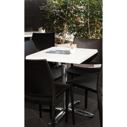 Base de mesa GATHER, aluminio, abatible, 4 brazos (Pack de 2 unidades)