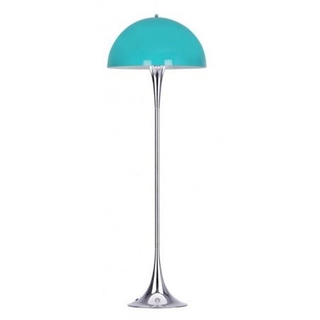 Silla LORENA, madera, tapizada velvet azul (Pack de 4 unidades)