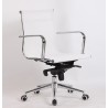 Sillón de oficina ODESA, fijo, cromado, malla blanca (Pack de 2 unidades)