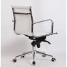 Sillón de oficina ODESA, fijo, cromado, malla blanca (Pack de 2 unidades)