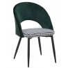 Sillón de oficina SEPANG, racing, similpiel negra, tejido mesh azul