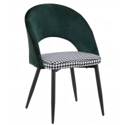 Sillón de oficina SEPANG, racing, similpiel negra, tejido mesh azul