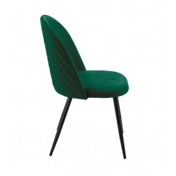 Sillón de oficina ASTON, negro, malla negra, tejido rojo