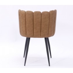 Sillón ROLANDO, metal, tapizado velvet 13 gris claro (Pack de 2 unidades)