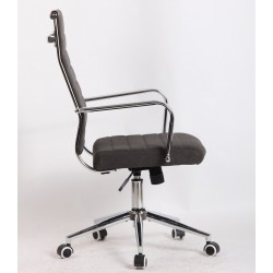 Sillón HONORIO, metal, tapizado velvet 19 gris (Pack de 2 unidades)