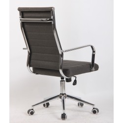 Sillón HONORIO, metal, tapizado velvet 19 gris (Pack de 2 unidades)