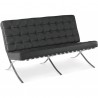 Sillón de oficina ODESA, fijo, cromado, malla blanca (Pack de 2 unidades)