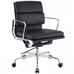 Sillón de oficina FISS NEW, negro, gas, basculante, malla verde, tejido negro