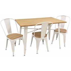 Base de mesa TOWER, madera de haya (Pack de 2 unidades)