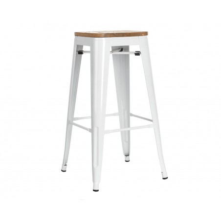 Silla TOL, acero, blanca (Pack de 4 unidades)