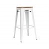 Silla TOL, acero, blanca (Pack de 4 unidades)