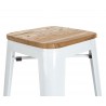 Silla TOL, acero, blanca (Pack de 4 unidades)