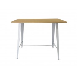 Mesa ARTEMISA, cristal curvado, cajonera bilaminada, 125x65 cms