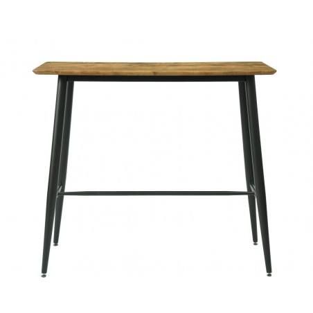 Mesa alta NITRA, metal, tapa DM 6064 vintage, 120 x 60 cms