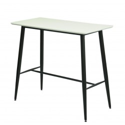 Sillón de oficina FLANDES, fijo de patín, cromado, similpiel negra (Pack de 2 unidades)