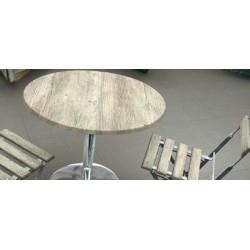 Tablero de mesa Werzalit-Sm, PONDEROSA BLANCO 178, 60 cms de diámetro*. (Pack de 2 unidades)