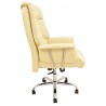 Sillón de oficina FIRENZE, alto, regulación de altura, mecanismo multifunción, similpiel beige
