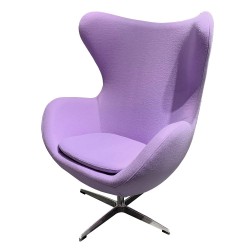 Sillón EG SH047, tapizado cachemira lila 47