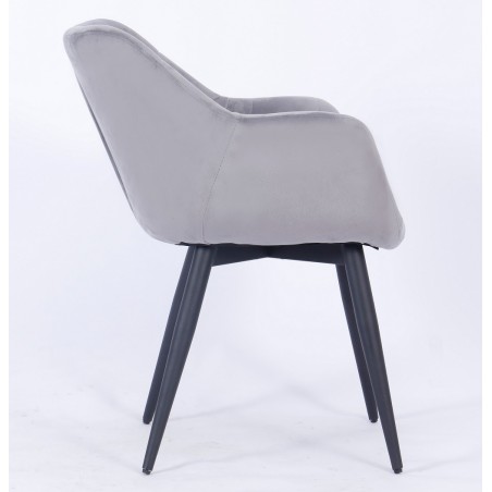 Sillón de oficina PRAGA, fijo, cromado, malla marrón (Pack de 2 unidades)