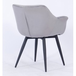 Sillón de oficina PRAGA, fijo, cromado, malla marrón (Pack de 2 unidades)