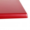 Tablero de mesa Werzalit Alemania, ROJO 328, 70 x 70 cms*