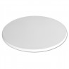 Tablero de mesa Werzalit SM, BLANCO 01, 60 cms de diámetro*. (Pack de 2 unidades)