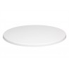 Tablero de mesa Werzalit SM, BLANCO 01, 70 cms de diámetro*. (Pack de 2 unidades)